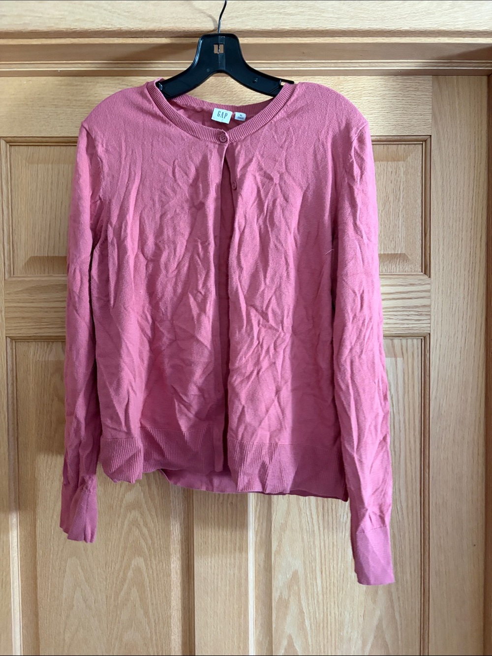 GAP Rose-Pink Button-Up Cardigan